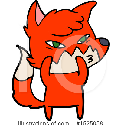 Royalty-Free (RF) Fox Clipart Illustration by lineartestpilot - Stock Sample #1525058