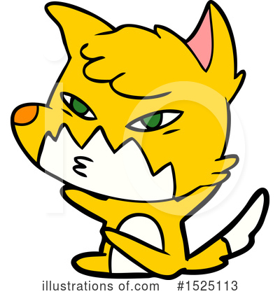 Royalty-Free (RF) Fox Clipart Illustration by lineartestpilot - Stock Sample #1525113