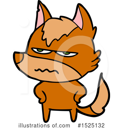Royalty-Free (RF) Fox Clipart Illustration by lineartestpilot - Stock Sample #1525132