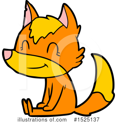 Royalty-Free (RF) Fox Clipart Illustration by lineartestpilot - Stock Sample #1525137