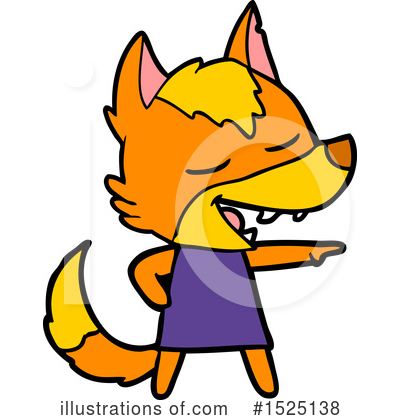 Royalty-Free (RF) Fox Clipart Illustration by lineartestpilot - Stock Sample #1525138