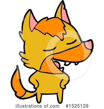 Royalty-Free (RF) Fox Clipart Illustration by lineartestpilot - Stock Sample #1525139