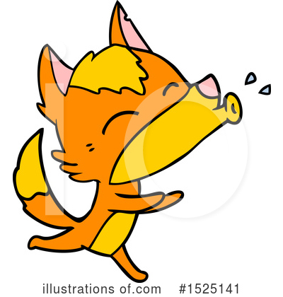 Royalty-Free (RF) Fox Clipart Illustration by lineartestpilot - Stock Sample #1525141