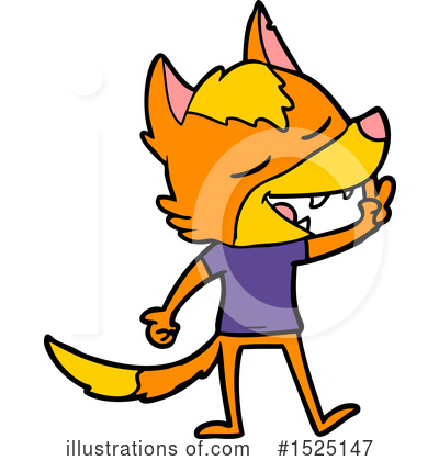 Royalty-Free (RF) Fox Clipart Illustration by lineartestpilot - Stock Sample #1525147
