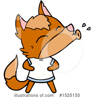 Royalty-Free (RF) Fox Clipart Illustration by lineartestpilot - Stock Sample #1525155