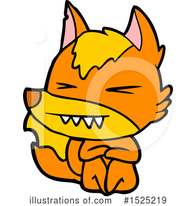 Royalty-Free (RF) Fox Clipart Illustration by lineartestpilot - Stock Sample #1525219