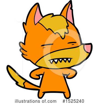 Royalty-Free (RF) Fox Clipart Illustration by lineartestpilot - Stock Sample #1525240