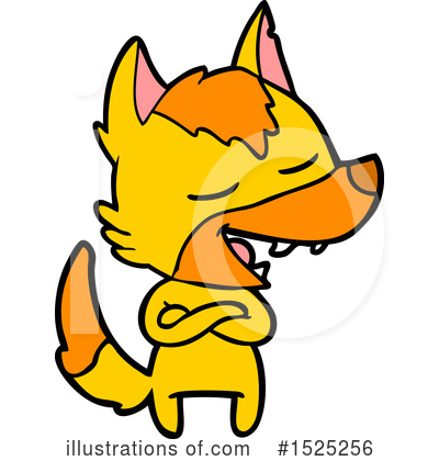 Royalty-Free (RF) Fox Clipart Illustration by lineartestpilot - Stock Sample #1525256