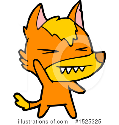 Royalty-Free (RF) Fox Clipart Illustration by lineartestpilot - Stock Sample #1525325