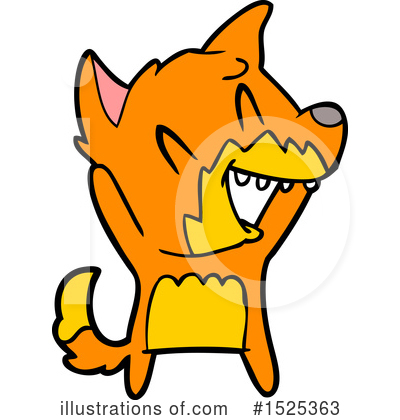 Royalty-Free (RF) Fox Clipart Illustration by lineartestpilot - Stock Sample #1525363