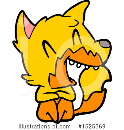Royalty-Free (RF) Fox Clipart Illustration by lineartestpilot - Stock Sample #1525369