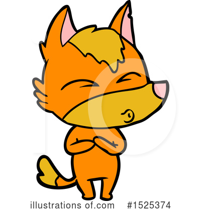 Royalty-Free (RF) Fox Clipart Illustration by lineartestpilot - Stock Sample #1525374