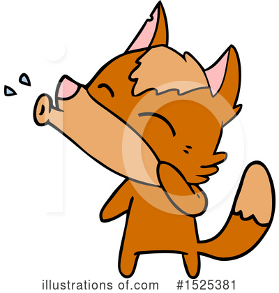Royalty-Free (RF) Fox Clipart Illustration by lineartestpilot - Stock Sample #1525381