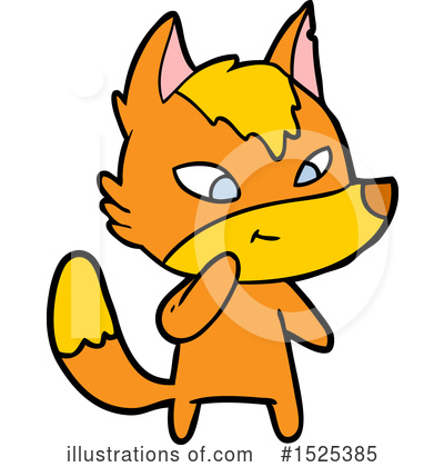 Royalty-Free (RF) Fox Clipart Illustration by lineartestpilot - Stock Sample #1525385