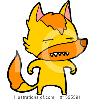 Royalty-Free (RF) Fox Clipart Illustration by lineartestpilot - Stock Sample #1525391