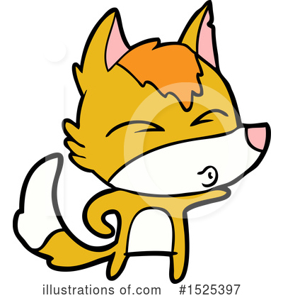 Royalty-Free (RF) Fox Clipart Illustration by lineartestpilot - Stock Sample #1525397
