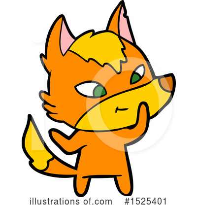Royalty-Free (RF) Fox Clipart Illustration by lineartestpilot - Stock Sample #1525401