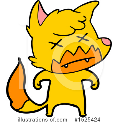 Royalty-Free (RF) Fox Clipart Illustration by lineartestpilot - Stock Sample #1525424