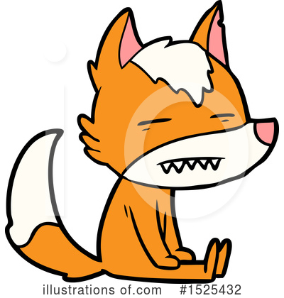 Royalty-Free (RF) Fox Clipart Illustration by lineartestpilot - Stock Sample #1525432
