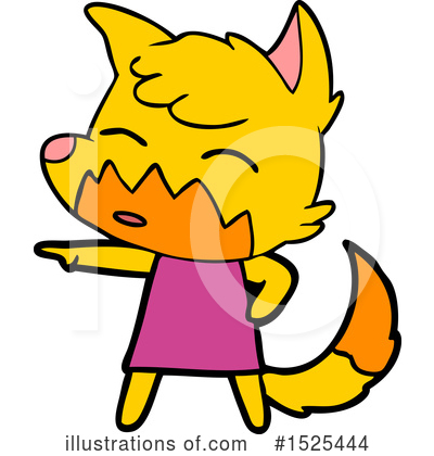 Royalty-Free (RF) Fox Clipart Illustration by lineartestpilot - Stock Sample #1525444