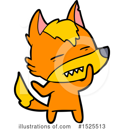 Royalty-Free (RF) Fox Clipart Illustration by lineartestpilot - Stock Sample #1525513