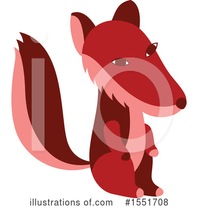 Royalty-Free (RF) Fox Clipart Illustration by Cherie Reve - Stock Sample #1551708