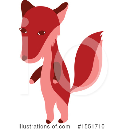 Royalty-Free (RF) Fox Clipart Illustration by Cherie Reve - Stock Sample #1551710