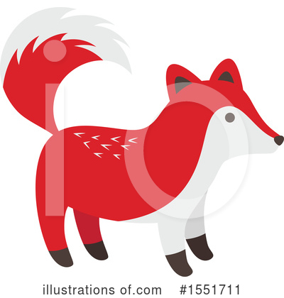 Royalty-Free (RF) Fox Clipart Illustration by Cherie Reve - Stock Sample #1551711
