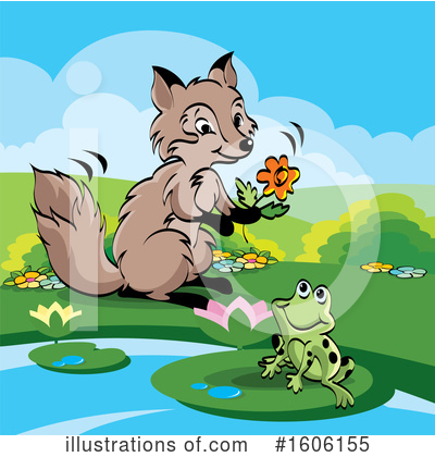 Royalty-Free (RF) Fox Clipart Illustration by Lal Perera - Stock Sample #1606155