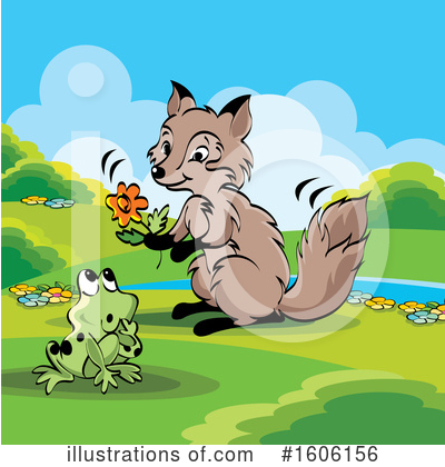 Royalty-Free (RF) Fox Clipart Illustration by Lal Perera - Stock Sample #1606156