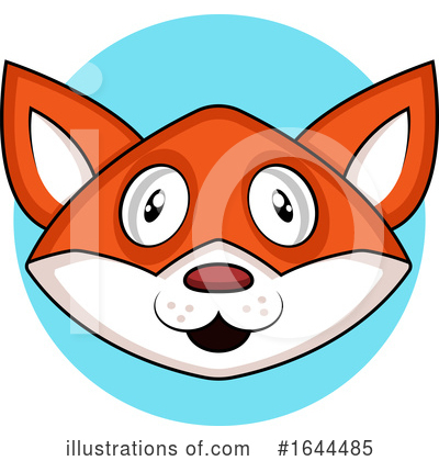 Royalty-Free (RF) Fox Clipart Illustration by Morphart Creations - Stock Sample #1644485