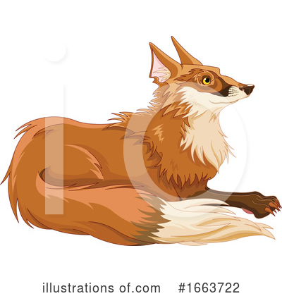 Royalty-Free (RF) Fox Clipart Illustration by Pushkin - Stock Sample #1663722