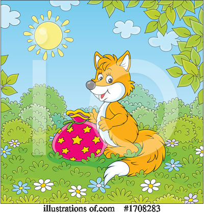 Royalty-Free (RF) Fox Clipart Illustration by Alex Bannykh - Stock Sample #1708283