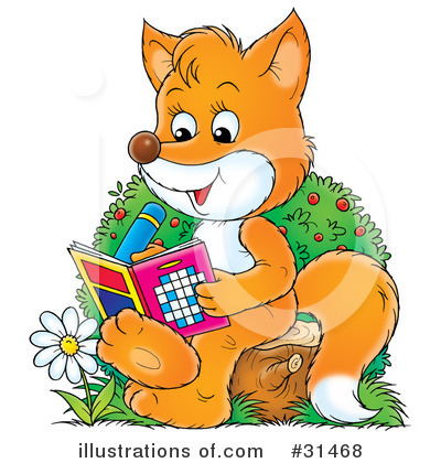 Royalty-Free (RF) Fox Clipart Illustration by Alex Bannykh - Stock Sample #31468