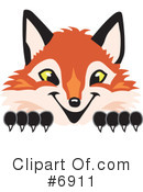 Fox Clipart #6911 by Mascot Junction