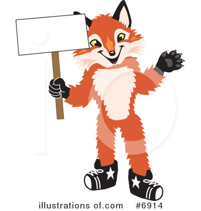 Royalty-Free (RF) Fox Clipart Illustration by Mascot Junction - Stock Sample #6914