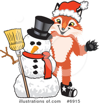 Royalty-Free (RF) Fox Clipart Illustration by Mascot Junction - Stock Sample #6915