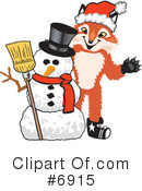 Fox Clipart #6915 by Toons4Biz