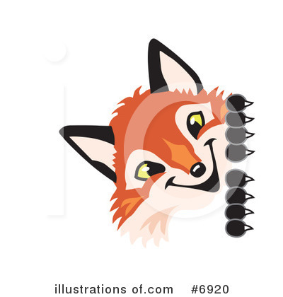 Royalty-Free (RF) Fox Clipart Illustration by Mascot Junction - Stock Sample #6920