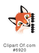 Fox Clipart #6920 by Mascot Junction