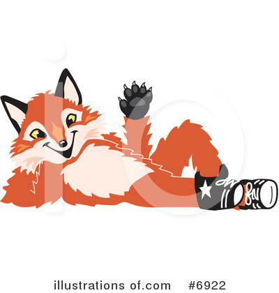 Royalty-Free (RF) Fox Clipart Illustration by Mascot Junction - Stock Sample #6922