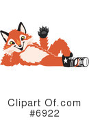 Fox Clipart #6922 by Mascot Junction