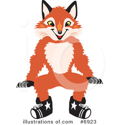 Fox Clipart #6923 by Toons4Biz