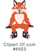 Fox Clipart #6923 by Mascot Junction