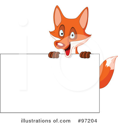 Royalty-Free (RF) Fox Clipart Illustration by yayayoyo - Stock Sample #97204