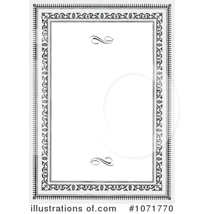 Royalty-Free (RF) Frame Clipart Illustration by BestVector - Stock Sample #1071770