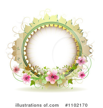 Floral Background Clipart #1102170 by merlinul