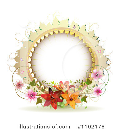 Royalty-Free (RF) Frame Clipart Illustration by merlinul - Stock Sample #1102178