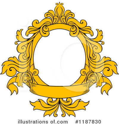 Royalty-Free (RF) Frame Clipart Illustration by Vector Tradition SM - Stock Sample #1187830