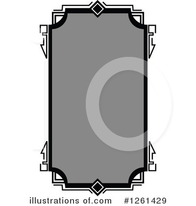 Royalty-Free (RF) Frame Clipart Illustration by Chromaco - Stock Sample #1261429